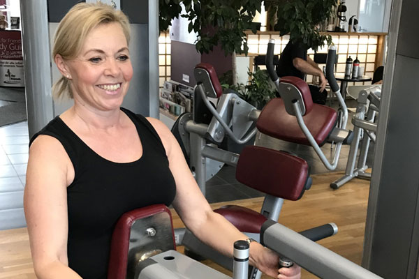 Foto von Anja beim Training im Fit for Friends Ebersberg